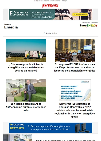 Newsletter Energía