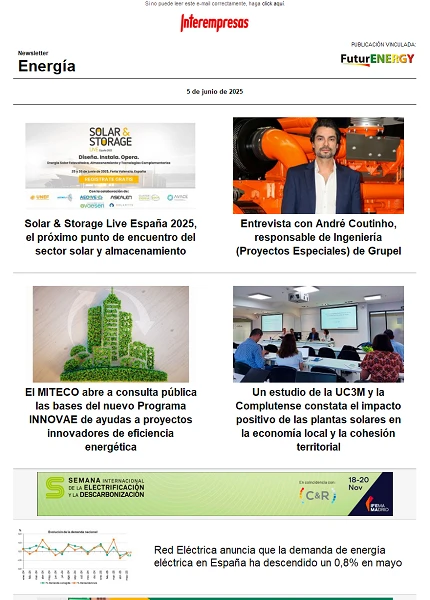 Newsletter Energía