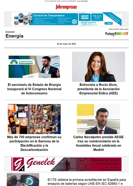 Newsletter Energía