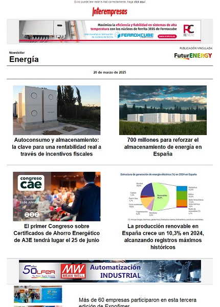 Newsletter Energía