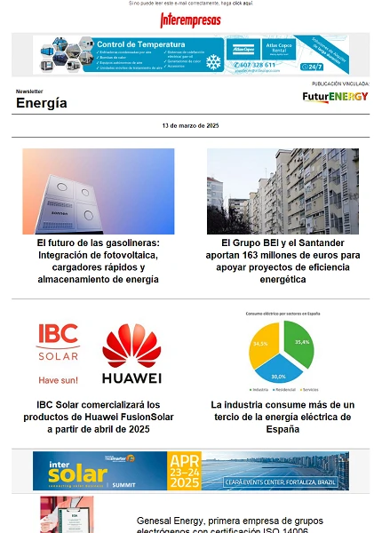 Newsletter Energía