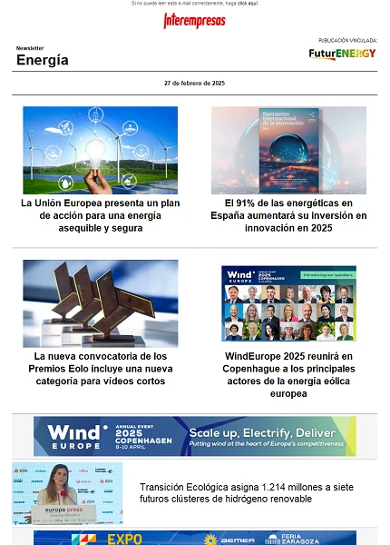 Newsletter Energía