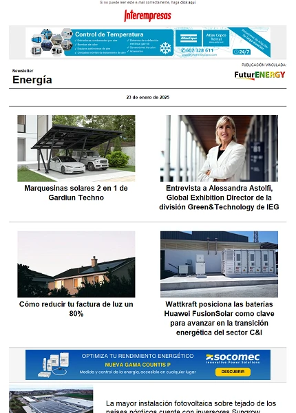 Newsletter Energía