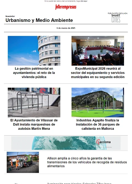 Newsletter Urbanismo y Medio ambiente