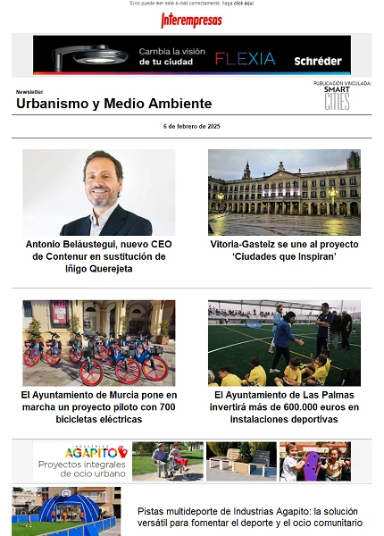 Newsletter Urbanismo y Medio ambiente