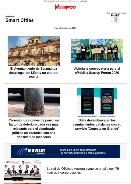 Newsletter Smart Cities Newsletter Smart Cities