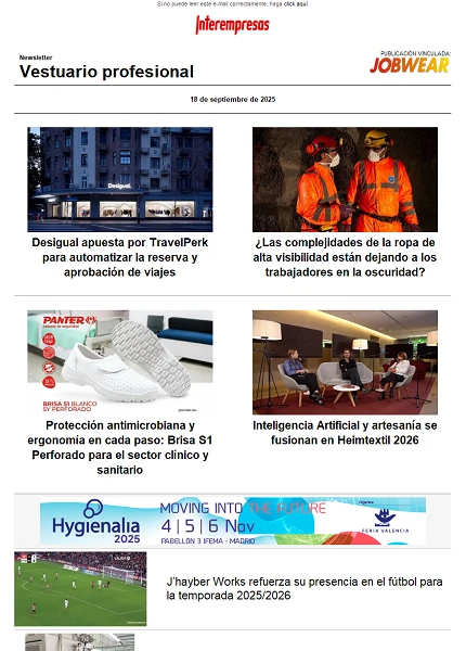 Newsletter JobWear Newsletter JobWear