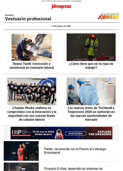 Newsletter JobWear