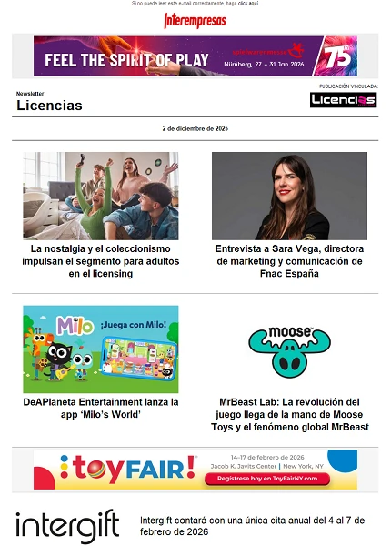 Newsletter de Licencias