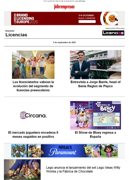 Newsletter de Licencias