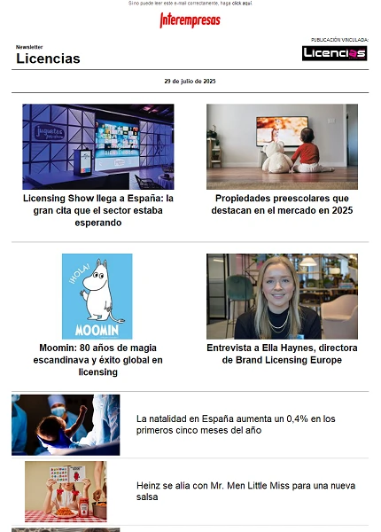 Newsletter de Licencias