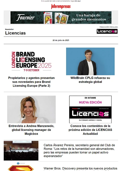 Newsletter de Licencias