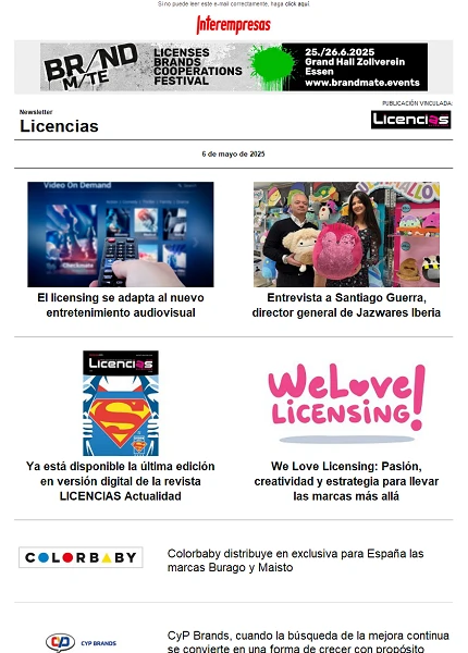 Newsletter de Licencias