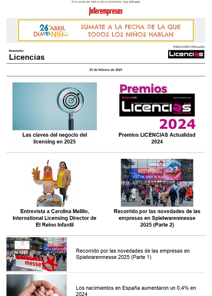 Newsletter de Licencias