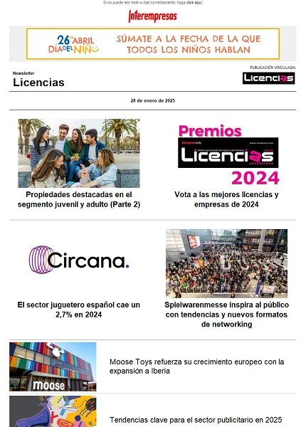 Newsletter de Licencias