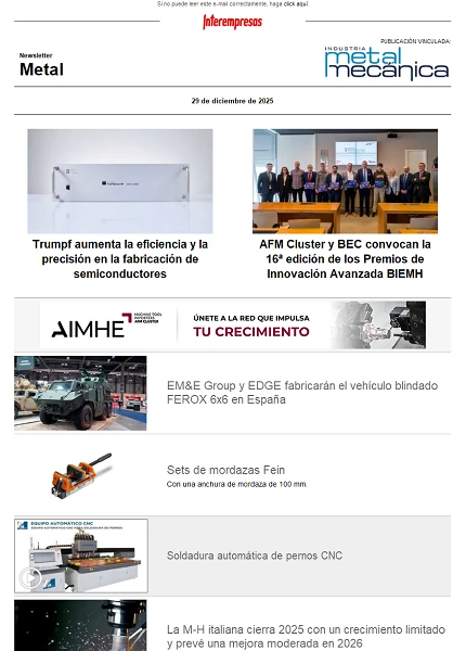 Newsletter Metal Newsletter Metal