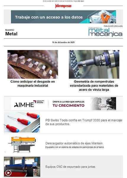 Newsletter Metal Newsletter Metal