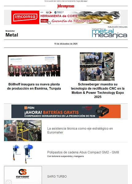 Newsletter Metal Newsletter Metal