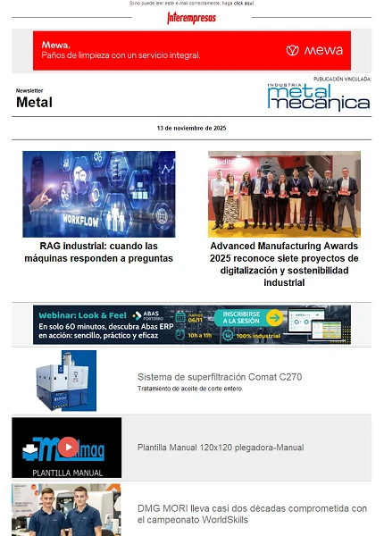 Newsletter Metal Newsletter Metal