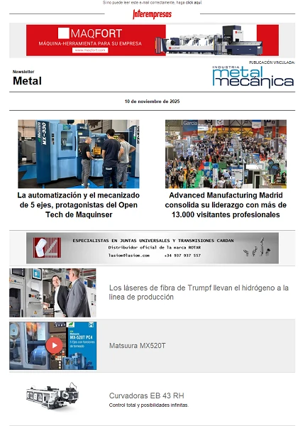 Newsletter Metal Newsletter Metal