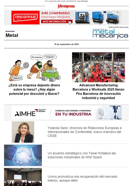 Newsletter Metal