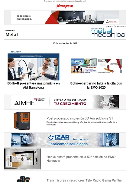 Newsletter Metal