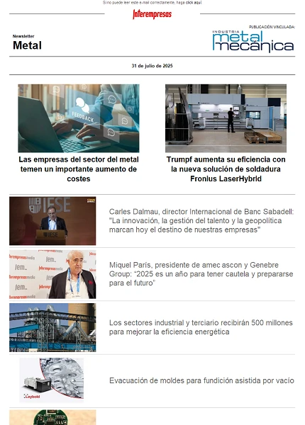 Newsletter Metal