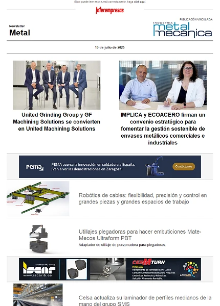 Newsletter Metal