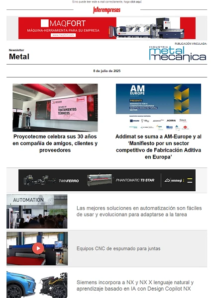 Newsletter Metal