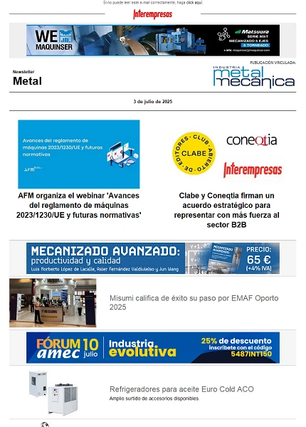 Newsletter Metal