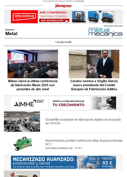 Newsletter Metal