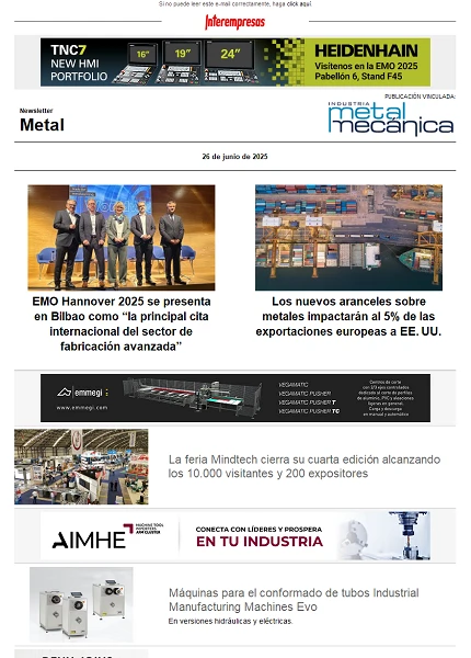 Newsletter Metal