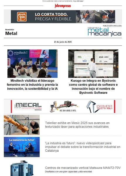 Newsletter Metal