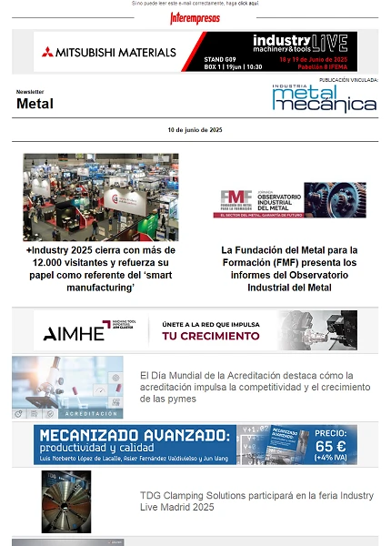 Newsletter Metal