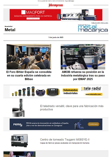 Newsletter Metal