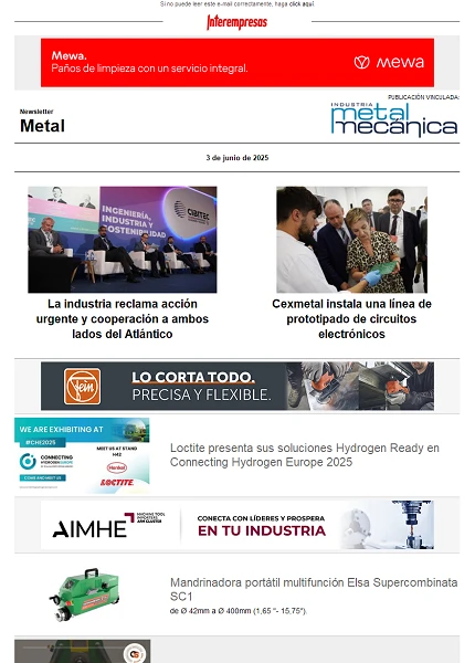 Newsletter Metal