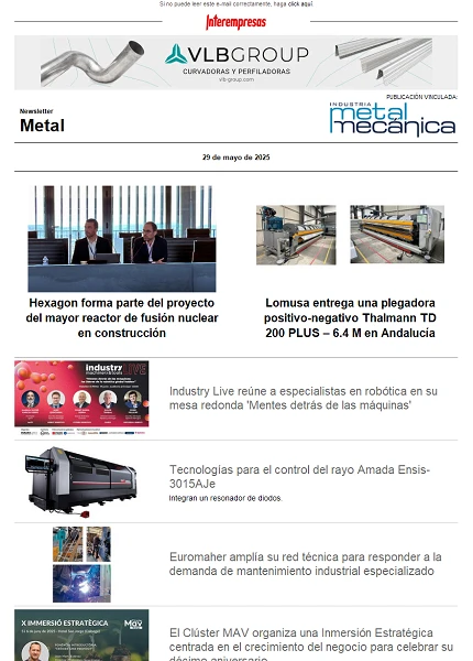 Newsletter Metal