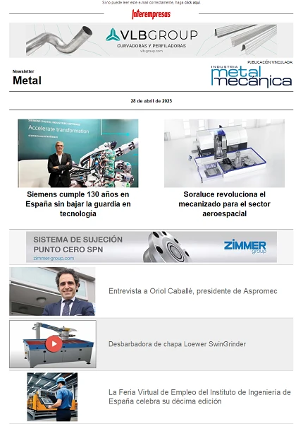 Newsletter Metal