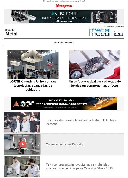 Newsletter Metal