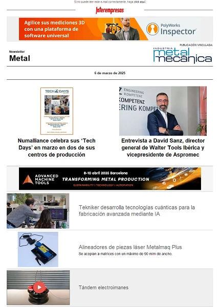 Newsletter Metal