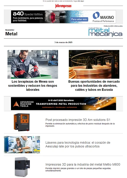 Newsletter Metal