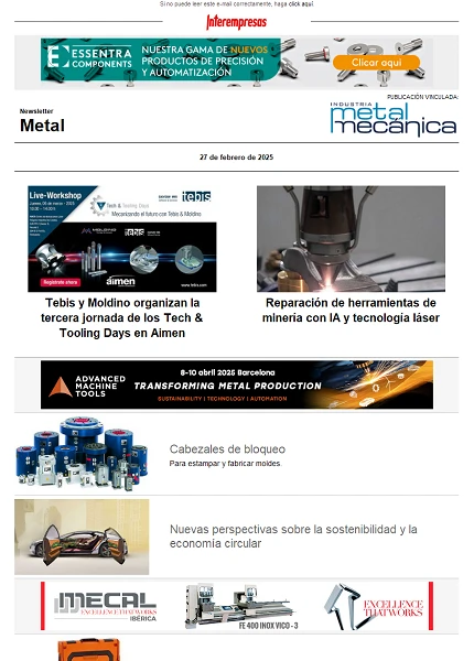 Newsletter Metal