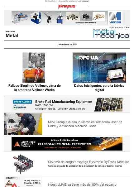 Newsletter Metal