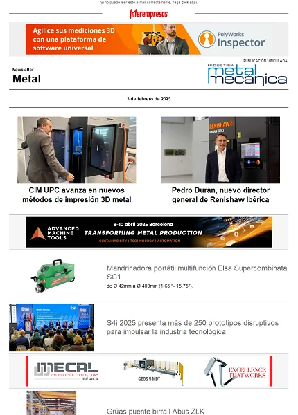 Newsletter Metal