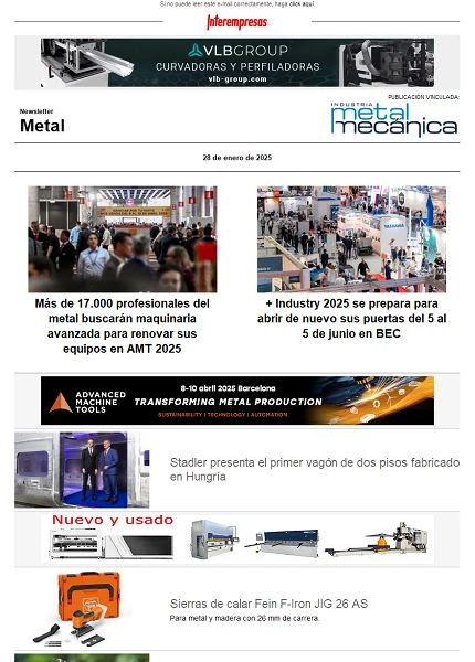 Newsletter Metal