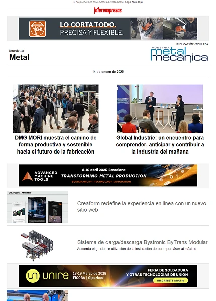 Newsletter Metal