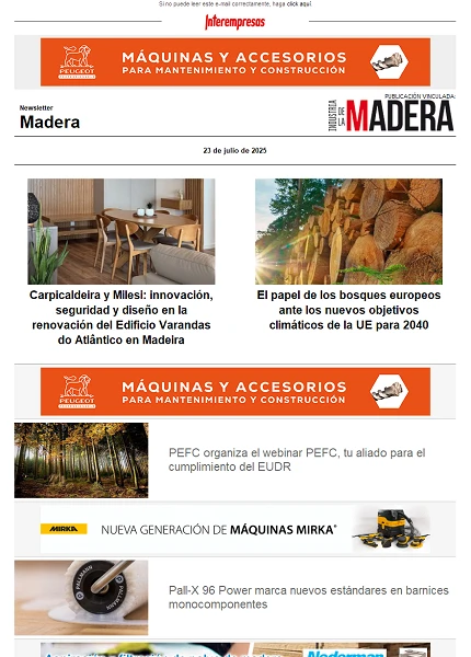 Newsletter Madera