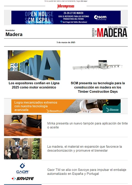 Newsletter Madera