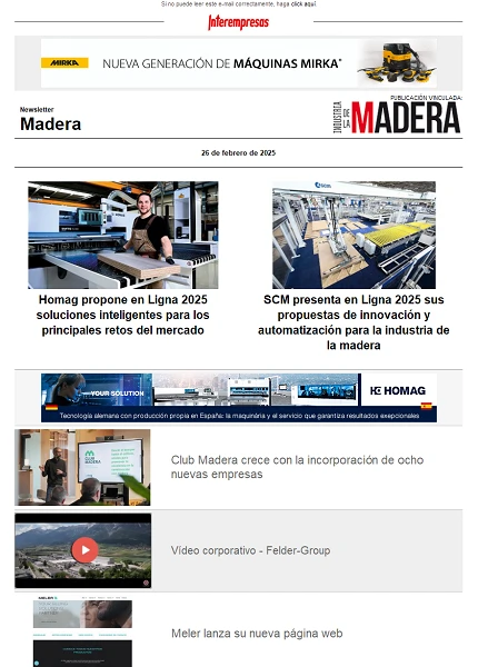 Newsletter Madera