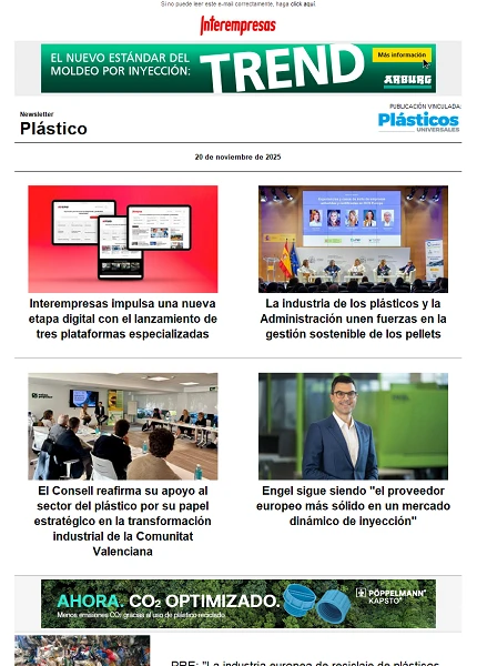 Newsletter Plástico Newsletter Plástico